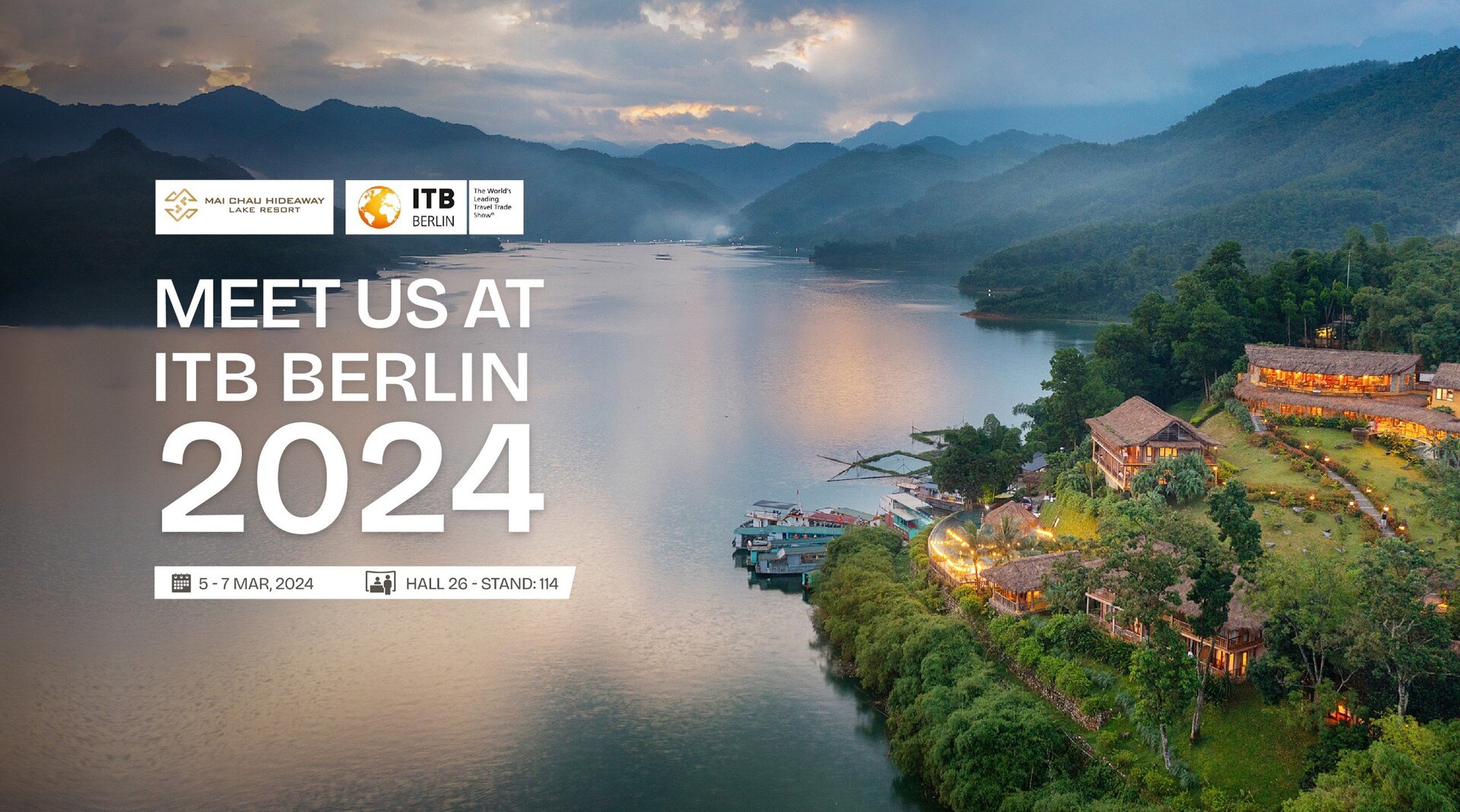 Mai Chau Hideaway to attend the world's leading travel trade show ITB Berlin 2024