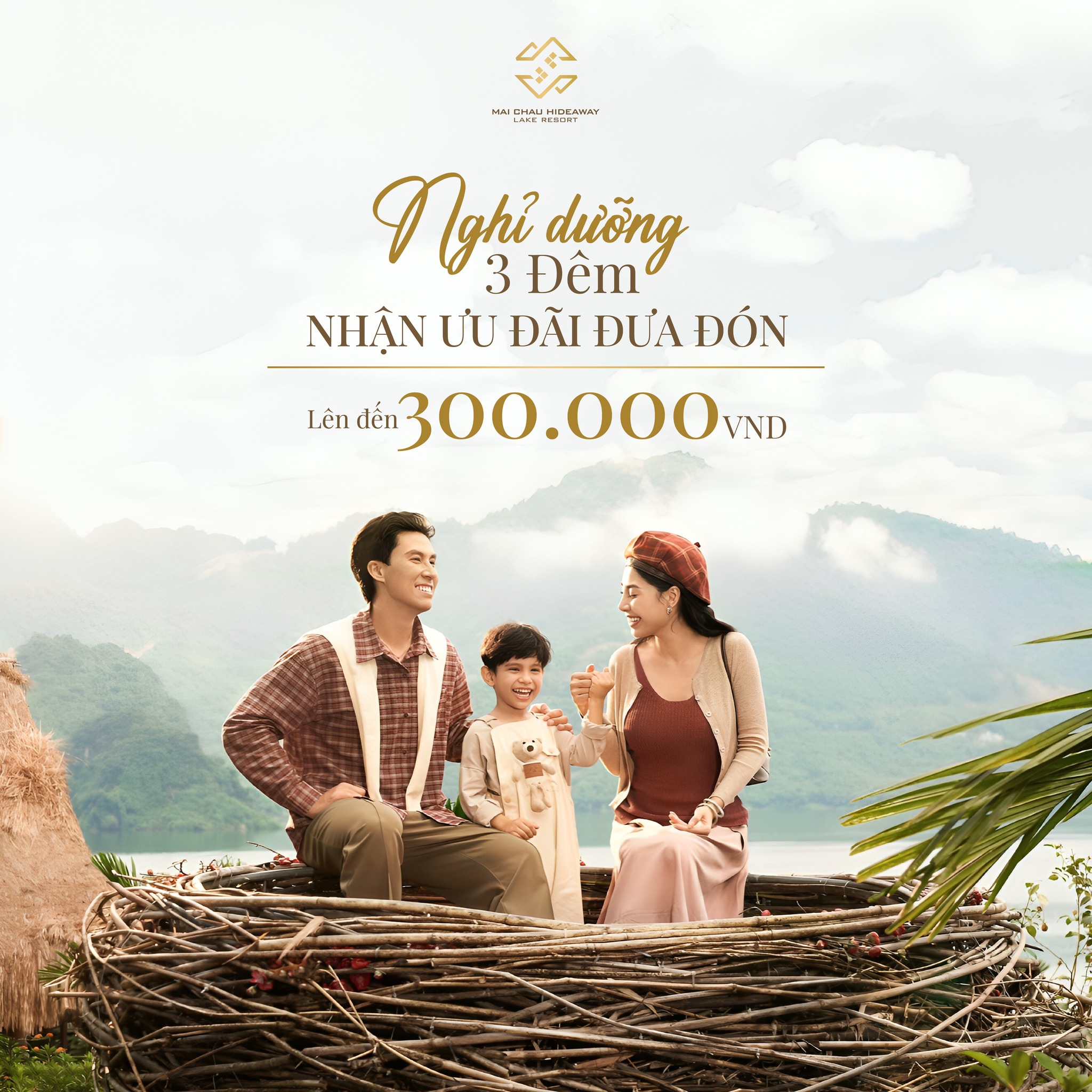 NGHỈ DƯỠNG 3 ĐÊM, NHẬN ƯU ĐÃI ĐƯA ĐÓN LÊN ĐẾN 300.000 VNĐ