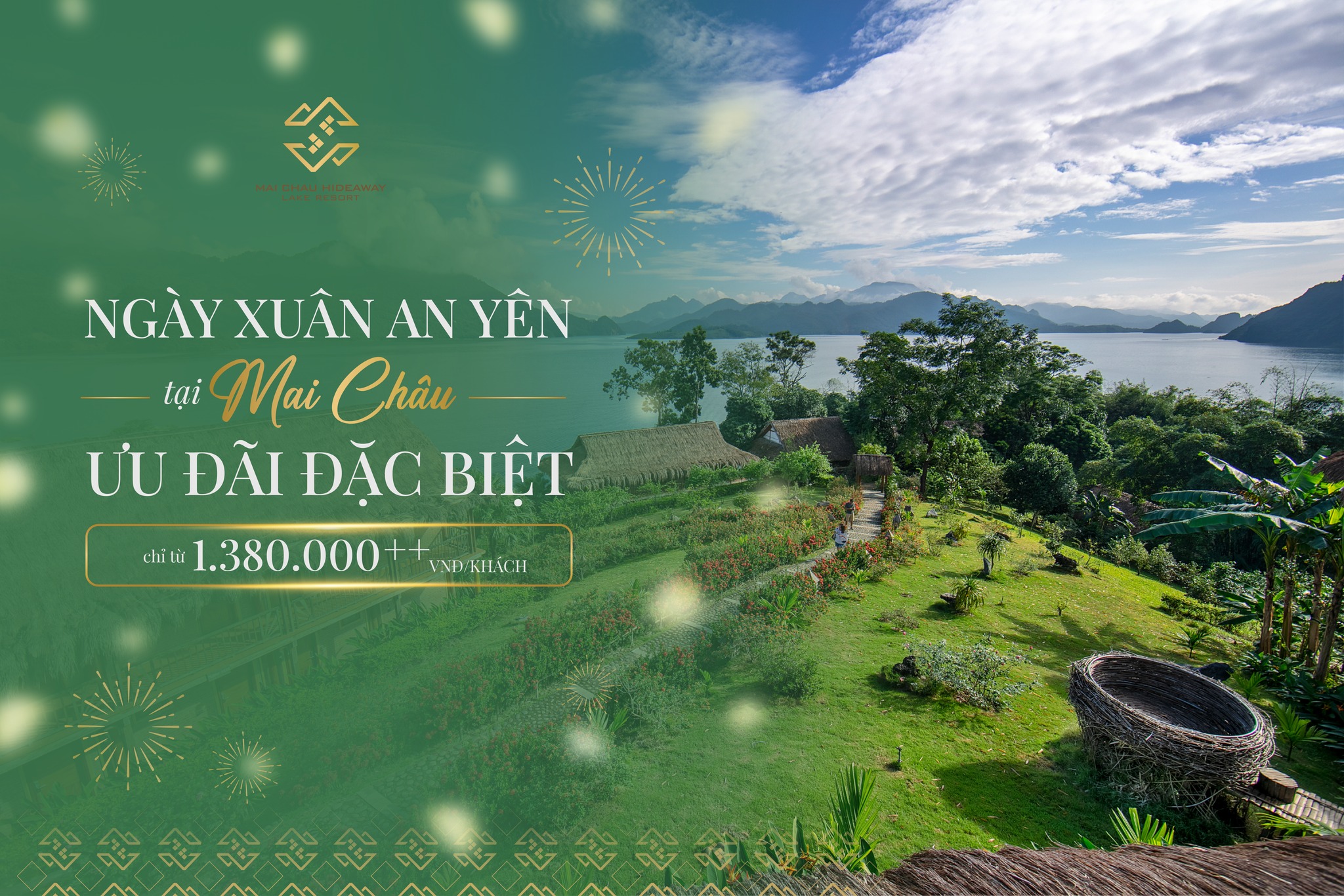 NGÀY XUÂN AN YÊN Ở MAI CHÂU, ƯU ĐÃI ĐẶC BIỆT CHỈ TỪ 1.380.000 VND/ KHÁCH