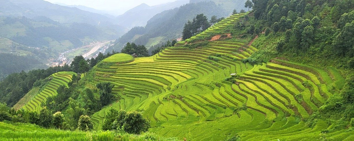 Morning mist rising over Mai Chau's rice terraces and stilt-house villages in December (Source: Bao Tuoi Tre) Morning mist rising over Mai Chau's rice terraces and stilt-house villages in December (Source: Bao Tuoi Tre)