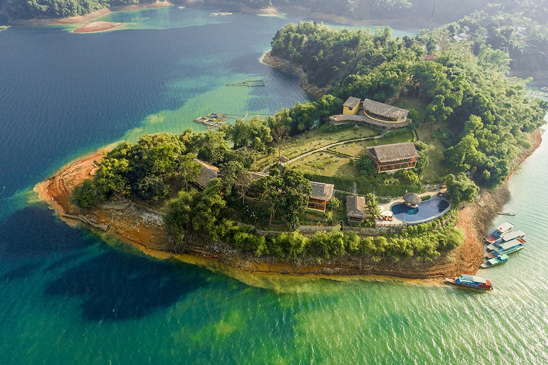 Mai Chau Hideaway Lake Resort provides a lakeside base for exploring local village Mid-Autumn festivities