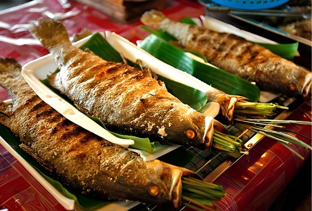 Cá nướng pa pỉnh tộp (Nguồn: Báo Văn Hoá)