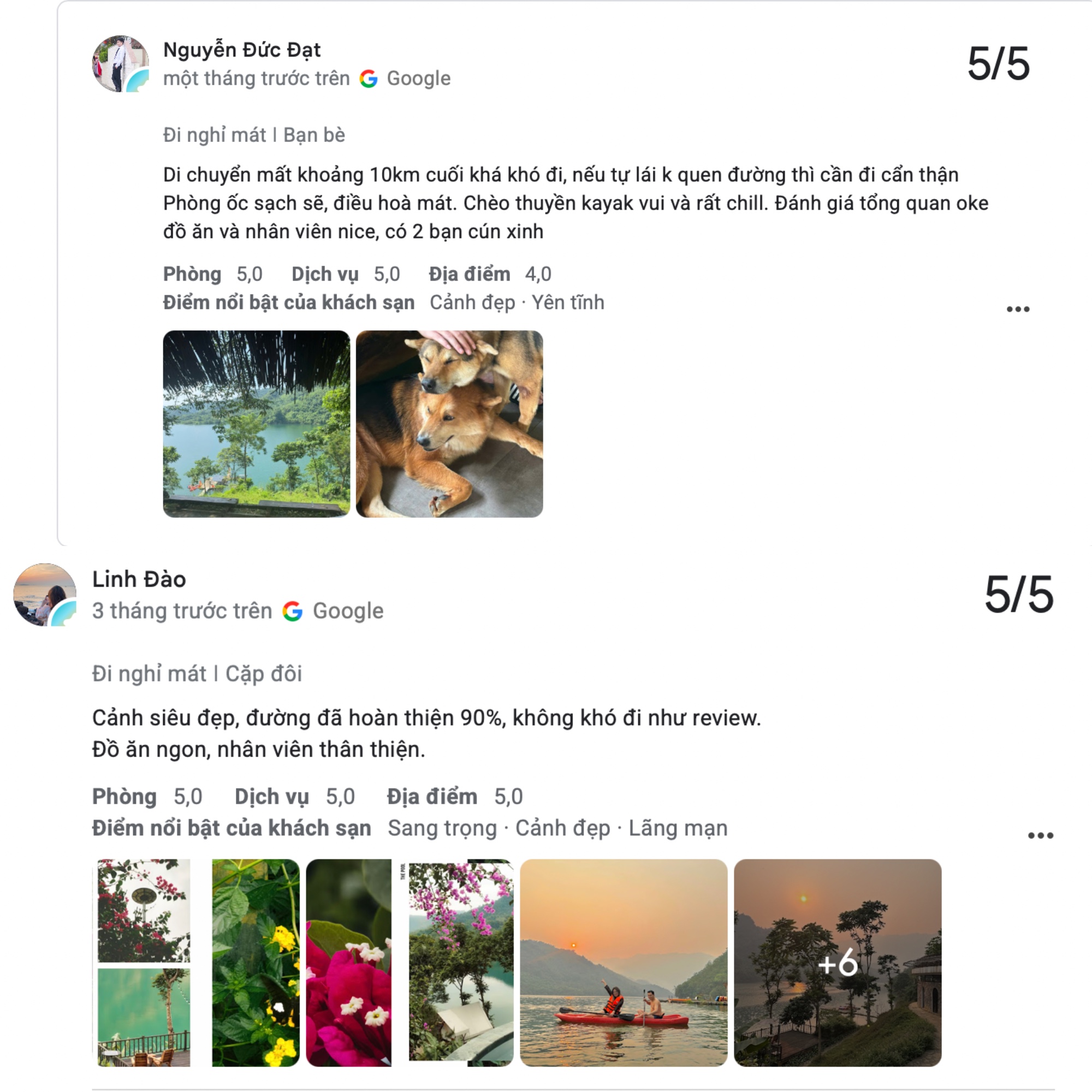 Review của du khách sau khi nghỉ dưỡng tại Vayang Review của du khách sau khi nghỉ dưỡng tại Vayang