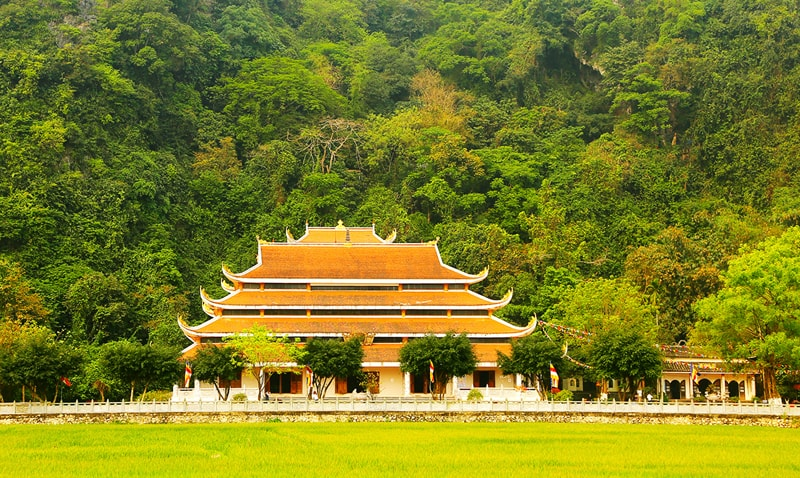 Chùa Tiên được khởi công xây dựng lại vào năm 2007 (Nguồn: Hà Nội Mới)