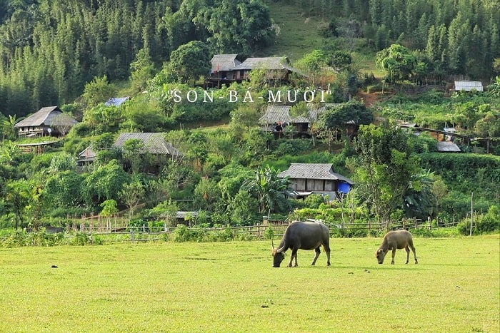 Bản Son - Bá - Mười của Pù Luông (Nguồn: Lữ hành Việt Nam) Bản Son - Bá - Mười của Pù Luông (Nguồn: Lữ hành Việt Nam)