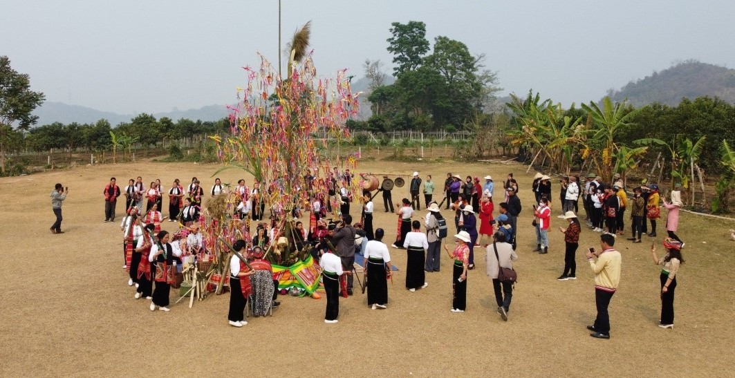 Trải nghiệm độc đáo khi tham gia lễ hội cầu mưa tại Mai Châu (Nguồn: Vietnam.vn)