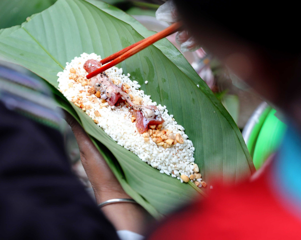 Nguyên liệu chính làm nên bánh gù (nguồn: Báo ảnh Nhân Dân)