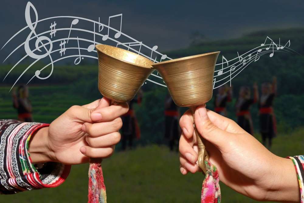 Múa chuông người Dao - vũ điệu ngân vang giữa núi rừng Tây Bắc (nguồn: Báo Lào Cai điện tử)