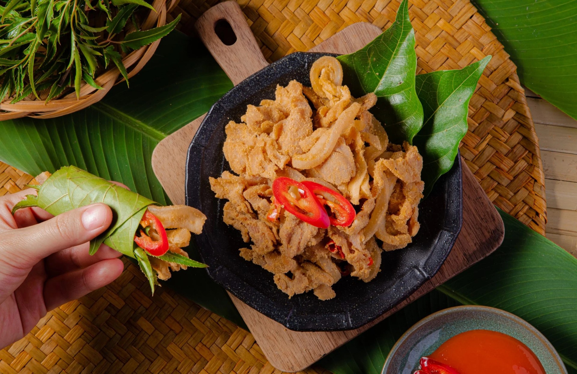 Thưởng thức thịt chua Thưởng thức thịt chua