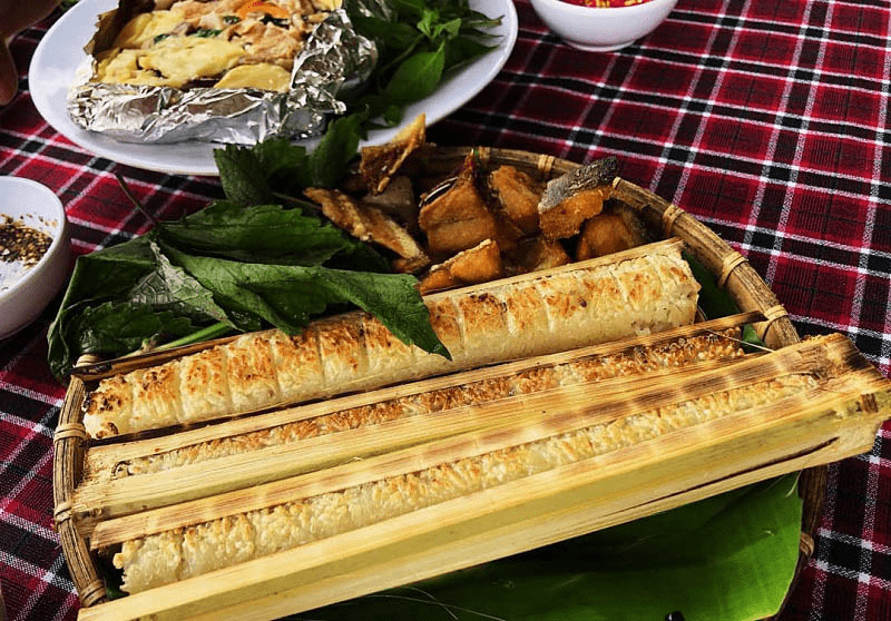 Cơm lam dẻo bùi đặc sản Phú Thọ
